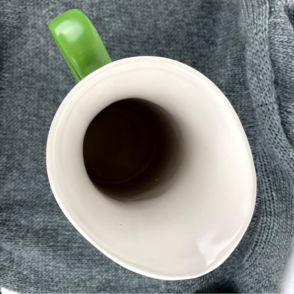 Rae Dunn IRISH BEER Pitcher w/ Green Handle - Picture 4 of 7